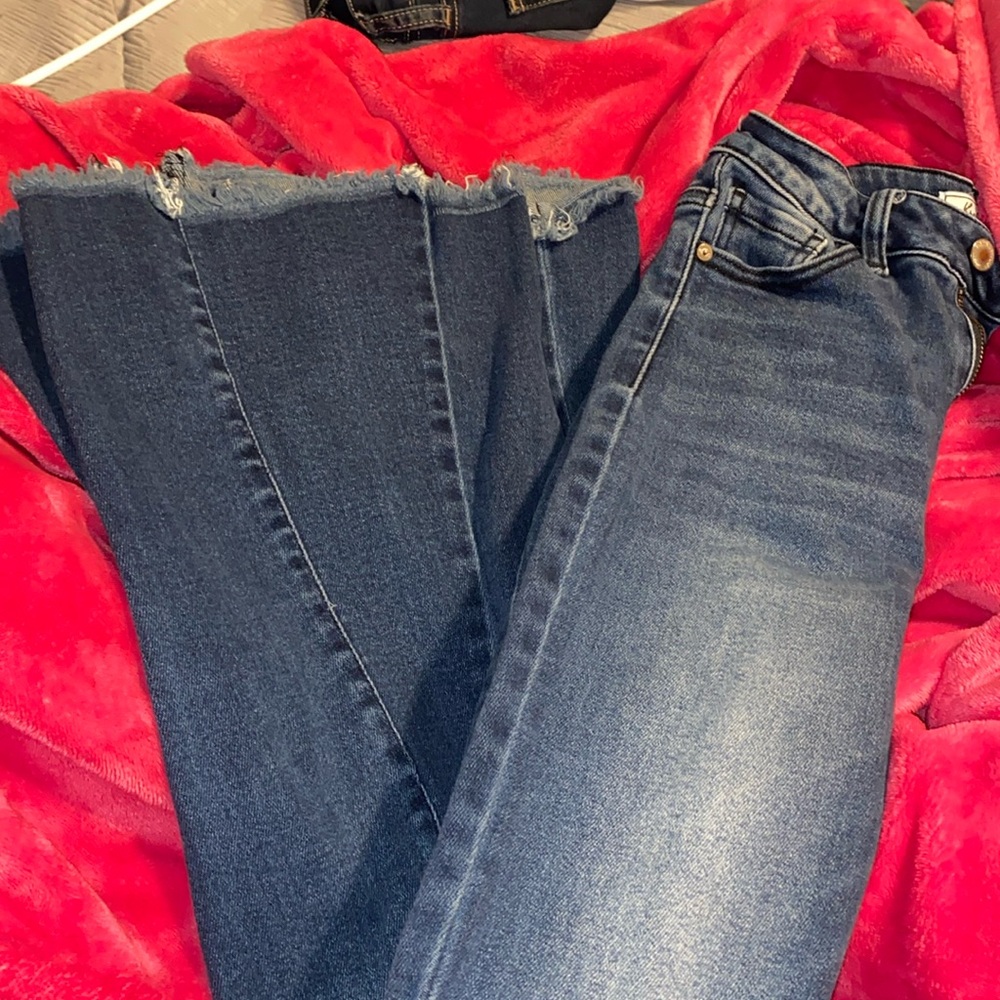 ultra high rise flare jeans!